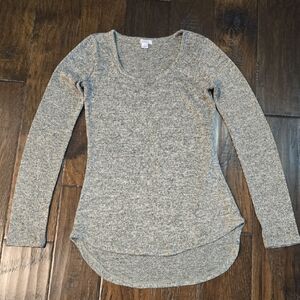 Xhilaration Gray Crew Neck Sweater